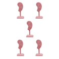 thumbnail image 1 of kurtrusly Earring Display Stand Muti-purpose Ear-Shape Organizer Bedroom Decor Holder pink 5Set, 1 of 6