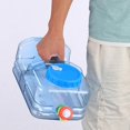 thumbnail image 3 of Portable Water Storage Container Carrier Jug for Outdoor Camping Backpacking 5.5L 35x18.5x15cm, 3 of 8