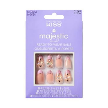 KISS Majestic - Faux Ongles - Maestro - Amande - Moyen