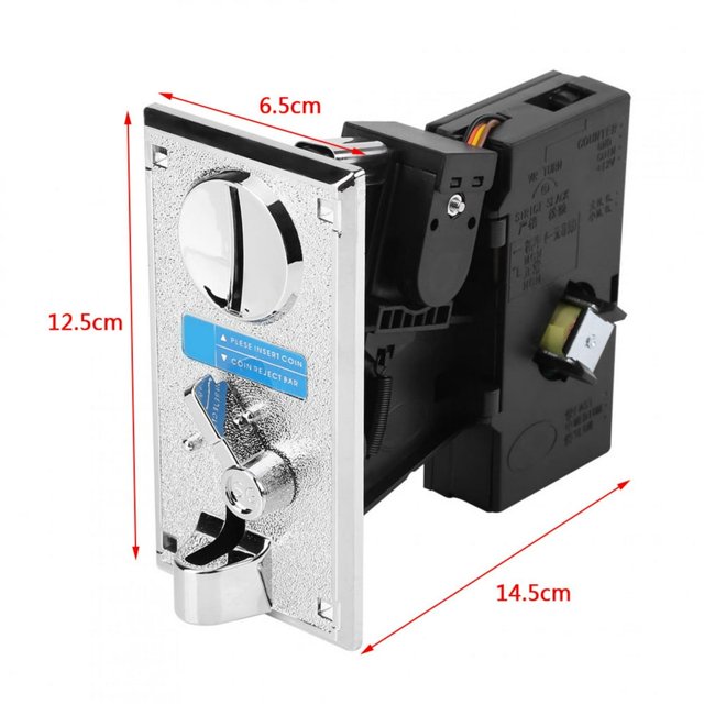 AMERTEER Sélecteur de Pièces Électronique Avancé Ajustable pour Machine à sous Jeu d'Arcade