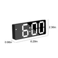 thumbnail image 2 of Réveils Numériques pour Chambres Réveils Numériques Intelligents pour Chambres, Écran Led, Répétition, à Intensité Réglable, Température, Date, 12/24 H, Petite Horloge Électronique de Bureau pour Cuisine Bureau, 2 of 6