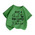 thumbnail image 3 of PMVFHDE Hauts Tendance pour Filles T-Shirts Tunique Graphique T-Shirt pour Fille T-Shirt pour Filles Hauts Manches Courtes Hauts Tube pour Filles Enfant Filles Mignon Graphique Col Rond T-Shirt Manches Courtes T-Shirt d'Été Vert, 5-6 Ans, 3 of 5