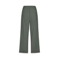 thumbnail image 4 of hotojiny Plus Size Spring Clothes for Women Lightweight Cotton Linen Capris Drawstring Elastic Waist Cropped Pants with Pockets, 4 of 5