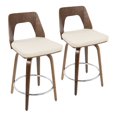 thumbnail image 1 of Trilogy Mid-Century Modern Counter Stool by LumiSource, 1 of 8