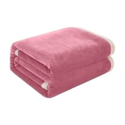 Cool and Breathable in Summer Solid Colour Milk Velvet Washable Cool Comforter