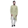 thumbnail image 1 of Atasi Printed Ethnic Kurta With White Churidar Pajama Set For Men Summer Wear, 1 of 3