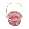 thumbnail image 1 of Easter Small Basket Easter Baskets For Kids Basket Round Small Woven Basket With Handle, 1 of 6