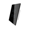 thumbnail image 1 of Mistaha Upgraded 4 Gang Wi-Fi Smart Touch Switch Easy Pairing Multi-control Association Backlight ON/ OFF APP Control Voice Control Compatible with / Home Timing Sharing Relay Status Wall Light Swi, 1 of 6