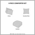 thumbnail image 3 of Pemberly Row Contemporary Polyester Crushed Comforter Set in Black, 3 of 11
