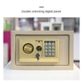 thumbnail image 3 of Digital Safe Box Mini Steel Safes Money Bank Small Household Password Key Safety Security Box Keep Cash Jewelry Document ,Built to Last, 3 of 7