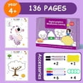 thumbnail image 1 of Holiday Gifts! Gspmoly Pen Control Training Kindergarten Children Erasable Pen Control Practice Concentration Card 20Ml Holiday Gifts, 1 of 1