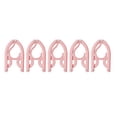 thumbnail image 1 of Clearance! 5Pcs Travel Foldable Hangers Update Portable Plastic Hanger Travel Accessories Must Haves Clothes Drying Rack Folding Hanger for Traveling Camping Flying Rv Cruise Suitcase One Size Pink, 1 of 7