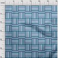 thumbnail image 3 of Rayon de Pomme Tissu Vert Foncé Turquoise Robe Géométrique Tissu Tissu Imprimé par la Cour 56 Pouces de Large, 3 of 5