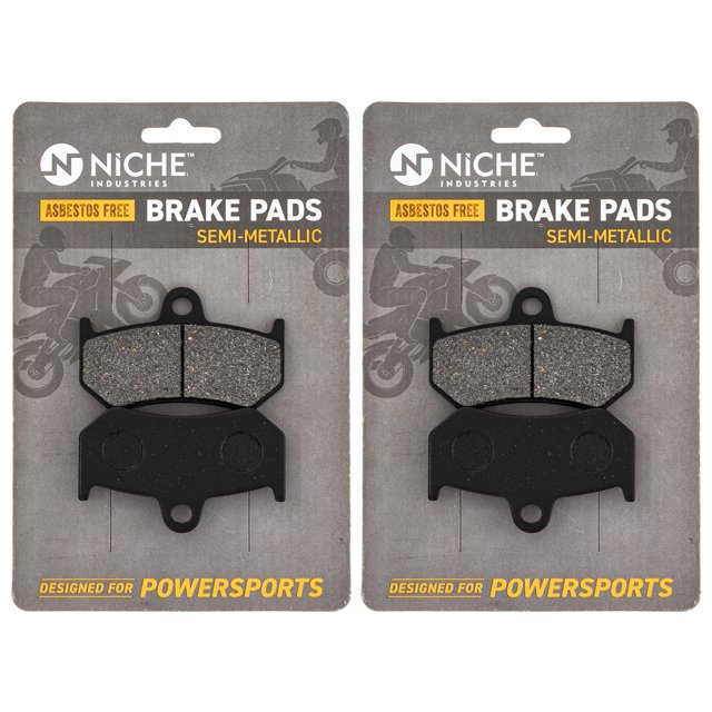 Niche Brake Pad Set for Yamaha Apex FX RX1 RS Vector Rear Semi-Metallic 2 Pack 519-KPA2638D