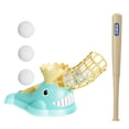 thumbnail image 1 of Children's Foot-Activated Baseball Ejector Pitching Machine Training Set for Indoor Outdoor Sports Parent-Child Play Auto Ball Launcher, 1 of 8