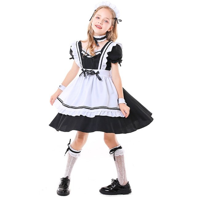 Ensemble Élégant et Mignon de Robe de Fête d'Halloween pour Filles pour Spectacle sur Scène et