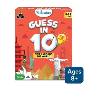 Skillmatics Guess in 10: Cities Around The World | Trivia card game (ages 8+)