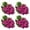 C, variant on Pack Of 4 Geraniums Bundles Full Silk Flower Geranium Bush Red Color For Home Garden Wedding Indoor Outdoor (Pack Of 4) Wedding Table Decorations for Reception Flower for outside Flower Arrangement