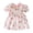 Blanc, variante sur WEAIXIMIUNG Robes de Bal Courtes et Bouffantes pour Tout-Petites Filles Manches Courtes Robe à Imprimés Fraises Robes de Danse et de Fête Vêtements 2-3 Ans