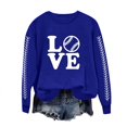 thumbnail image 4 of EQWLJWE Chemises à Manches Longues pour Femmes Décontractées en Solde, Chemises d'Été pour Femmes 2024 Tendance Vacances, Sweat à Capuche Imprimé Col Rond Automne pour Femmes, 4 of 4