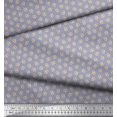 thumbnail image 2 of Soimoi Poly Georgette Fabric Dot & Pretzels Food Print Fabric by Yard 52 Inch Wide, 2 of 3