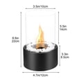 thumbnail image 3 of Bio Tabletop Fireplace With Decorative Stones And Fire Extinguisher For Indoor And Outdoor Use Patio Balcony Garden Decorative Heating, 3 of 9