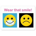 thumbnail image 1 of SignMission OS-NS-RD-710-25346 Signe de Sécurité Publique - Porter Ce Masque de Sourire, 1 of 1
