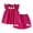 Hot Pink, variant on Splozh Preemie Baby Clothes Toddler Baby Girl Summer Flower Ruffle Sleeveless Tunic Top Shorts Set Cotton Linen Outfit 2Pcs Beige,3-4 Years