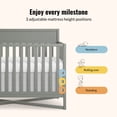 thumbnail image 3 of Dream On Me Owen 5-in-1 Convertible Crib, Sea Grass, 3 of 9