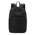 thumbnail image 2 of RXIRUCGD Classic Basic Black Backpack For Women,Waterproof High School Bookbag,Lightweight Casual Travel Daypack,College Backpack Men,Middle School Bag For Girls Boys Black, 2 of 8