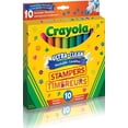 thumbnail image 1 of Crayola 10 Ultra-Clean Washable Stamper Markers, 1 of 4
