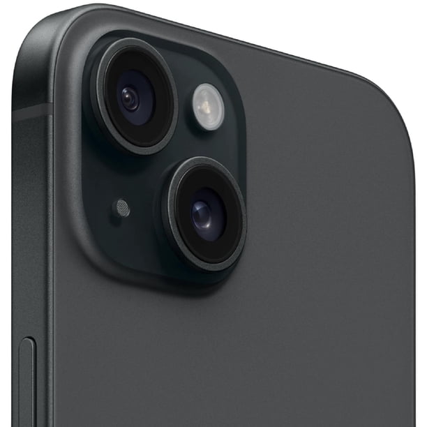 Restored Apple iPhone 15 Plus - 128GB – Black – 48MP Dual Rear