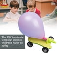 thumbnail image 3 of EVA DIY Balloon Power Car, Manual Balloon Pump Inflatable DIY Handmade Balloon Car, Portable For Kids Boys Girls 3+ And Classroom, 3 of 8