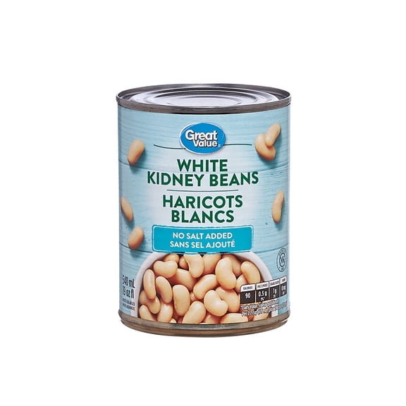Great Value Haricots Blancs Sans Sel