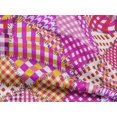 thumbnail image 5 of oneOone Rayon Fuschia Pink Fabric Check Patchwork Sewing Craft Projects Fabric Prints By Yard 56 Inch Wide, 5 of 5