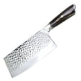 thumbnail image 1 of Akatsuki Meat Cleaver Chef Kitchen Knife Handmade Forged High Carbon Steel Butcher Knife Chinese Scliing Chopping Bone Cutter Wood Handle, 1 of 5