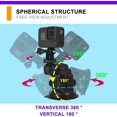thumbnail image 4 of Car Windshield Suction Cup Mount for Insta360 ONE X3, X2, X, R, RS, GO 2, GoPro Hero Max Fusin 10 9 Accessories and DJI, 4 of 5