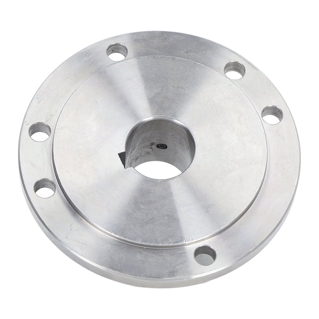 125mm Lathe Flange, 6 Holes Flange Coupling Connector Chuck Flange Rigid Guide Model Coupler Accessory With Threaded Hole For K11-125 K12-125 K72-125 Furniture Shelving Decoration
