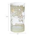 thumbnail image 2 of IH Casa Decor Cylinder Led Glass Decor Birds Sur L'Arbre 6,75", 2 of 3