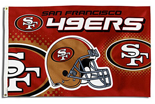QIFEIHA San Francisco 49ers Flag 3x5 Feet Banner Flag