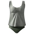 thumbnail image 2 of Maillots de Bain pour Femmes, Tankinis pour Femmes Modestes Deux Pièces, Haut de Tankini à Nœud devant avec Bas, Cadeaux pour la Famille, 2 of 4