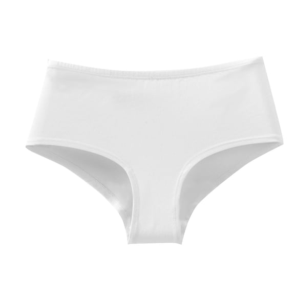 Women's Low Rise Boxer Briefs - Solid Color Breathable Polyester Underwear for Daily Wear and Exercise
