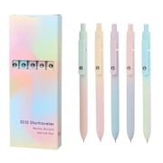 Rollerball Gel Pens with Roller Clip – Quick-Drying Ink, Fidget-Style Press Mechanism, Refillable Carbon Pens for Journaling, Note-Taking, and Office or School Use