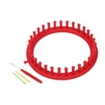 thumbnail image 1 of Rvkxad Round Knitting Looms Set, Circular Loom Kit with Hook Needle Pompom Maker, Knitting Sewing Tools, Craft Loom Set, 1 of 1
