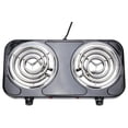 thumbnail image 2 of LNGOOR Ustensiles de Cuisine Multifonctions Électrique Double Brûleur 2000W Blanc, 2 of 8
