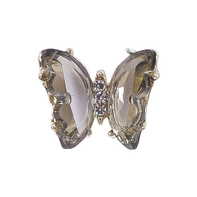 RYRDWP Alloy Zircon Butterfly Jewelry Three-dimensional Nail