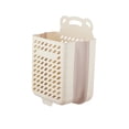 thumbnail image 1 of Ohufall Wall Hanging Foldable Dirty Laundry Basket Large Capacity Hole-less Design For Home Bathroom Clothes Storage Laundry Basket Storage Basket Collapsible Laundry Baskets, 1 of 8