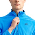 thumbnail image 3 of Trespass Mens 1/2 Zip Microfleece Blackford Bright Blue in Size - L, 3 of 5
