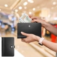 thumbnail image 4 of A6 Banknote and Cash Storage Book with Large Capacity, Faux Leather Money Organizer for Home Savings, Coin and Bill Album, 4 of 5