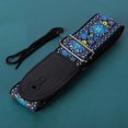thumbnail image 1 of Embroidered Guitar Strap Adjustable Shoulder Strap Acoustic Electric Guitar Bass, 1 of 5
